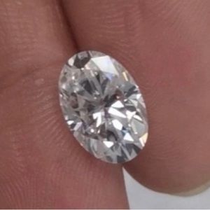 Oval *5 Carat Loose Moissanite Diamond   NWT